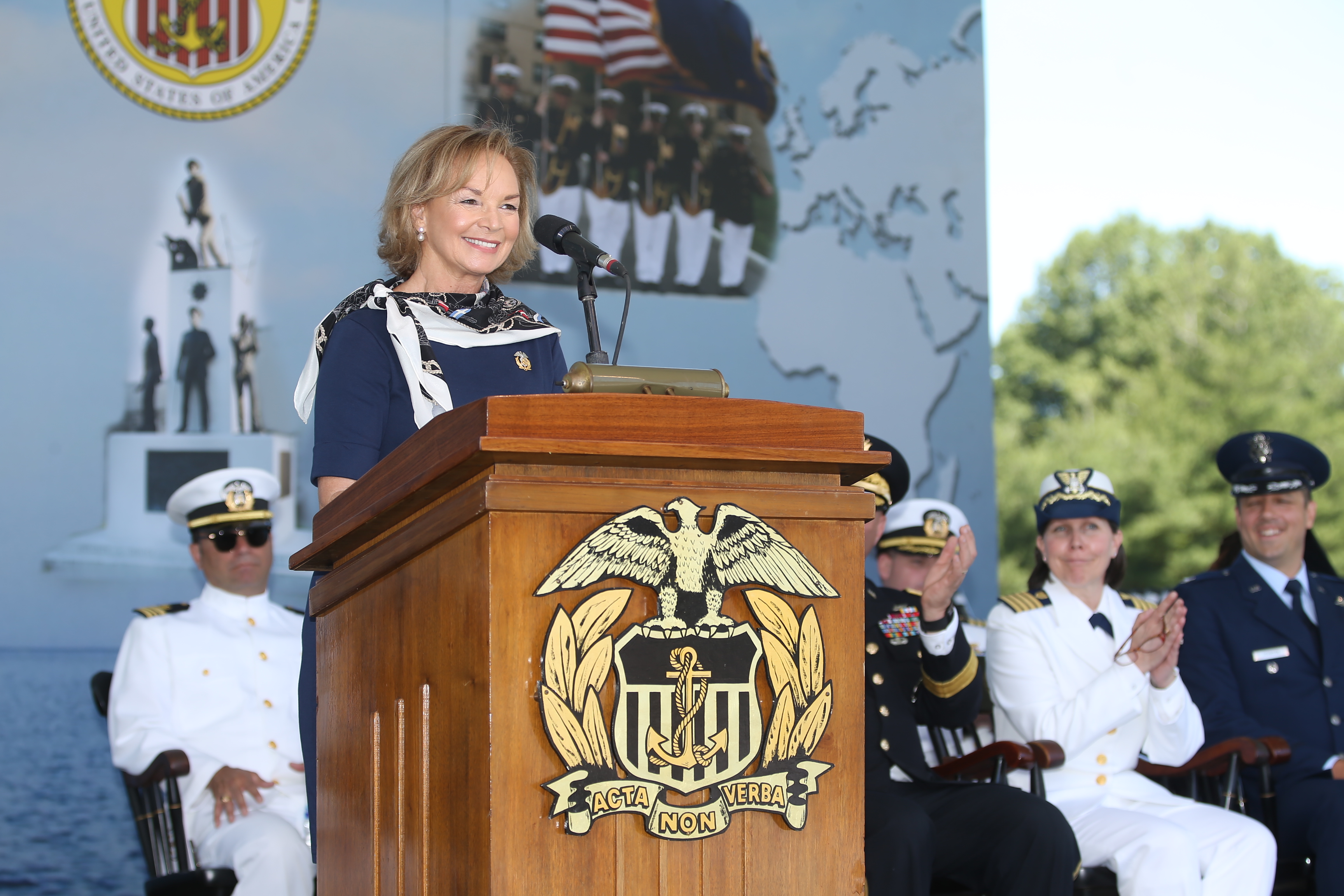 Distinguished Alumnus Speaker, Captain Nancy Wagner, '78