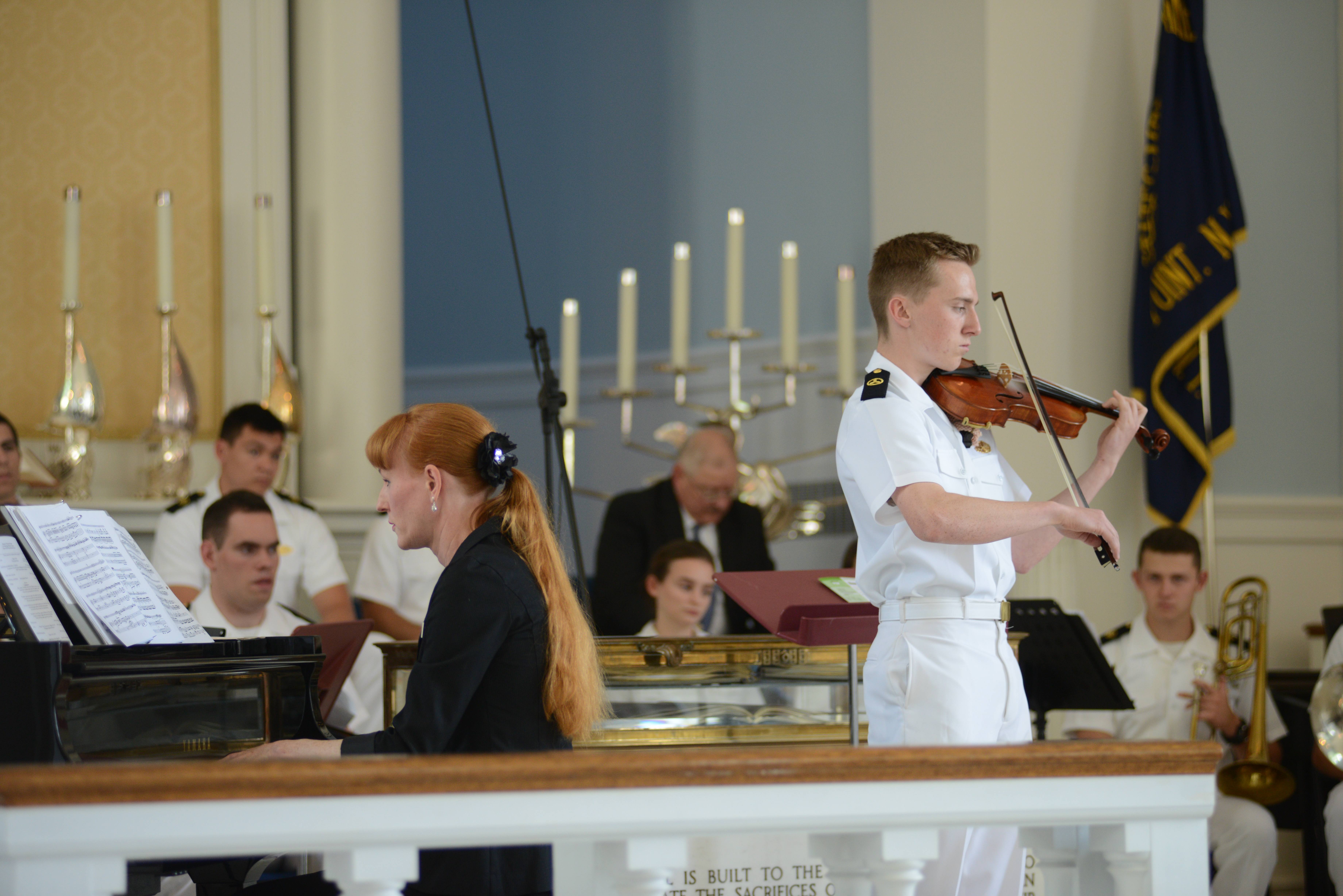 Baccalaureate Service -  MIDN Luke Welker Violin Solo