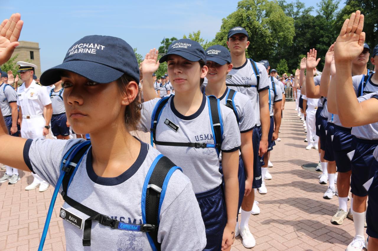 image of USMMA trainees