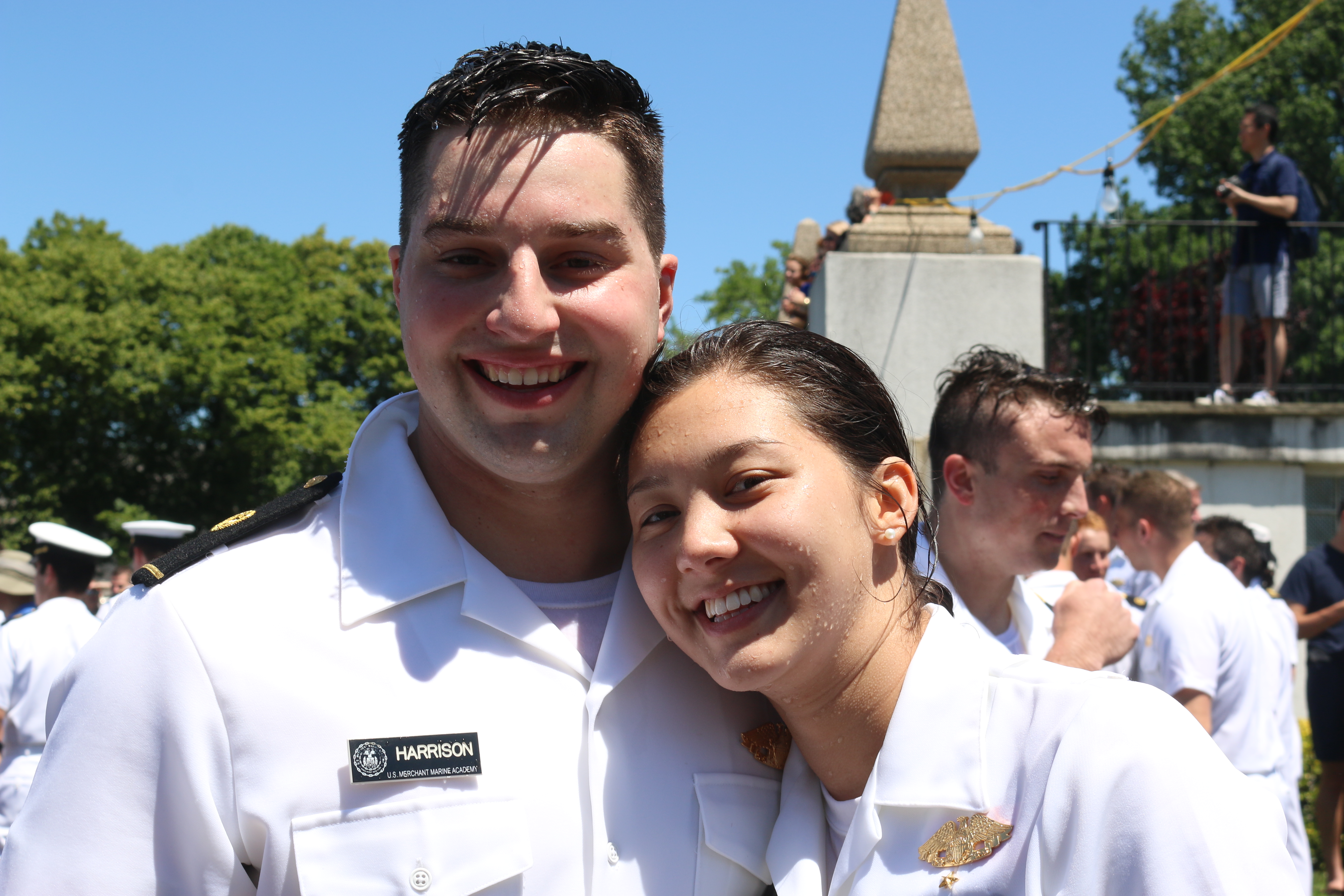 A very happy couple