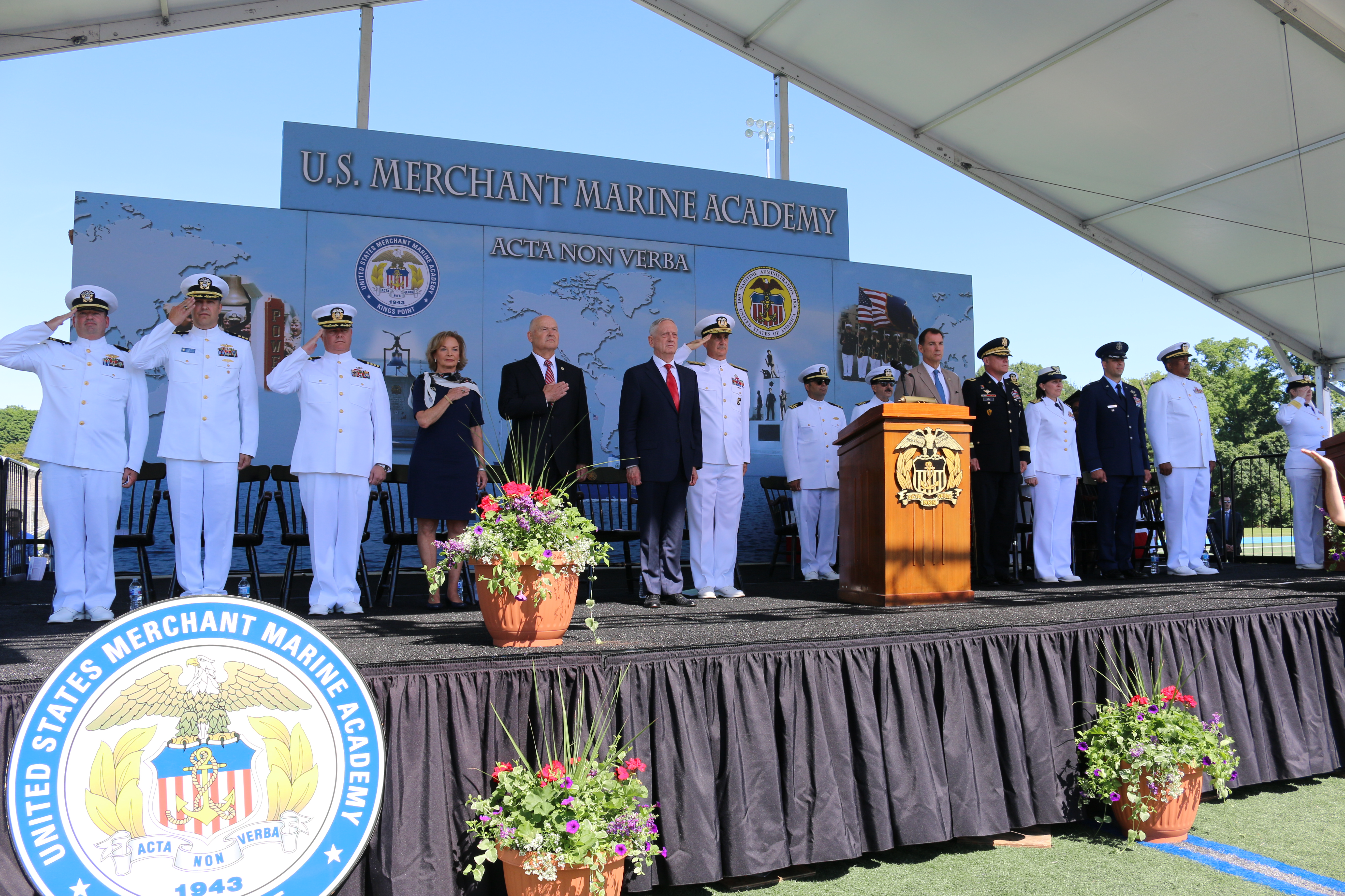 Rendering Honors to the Secretary of Defense