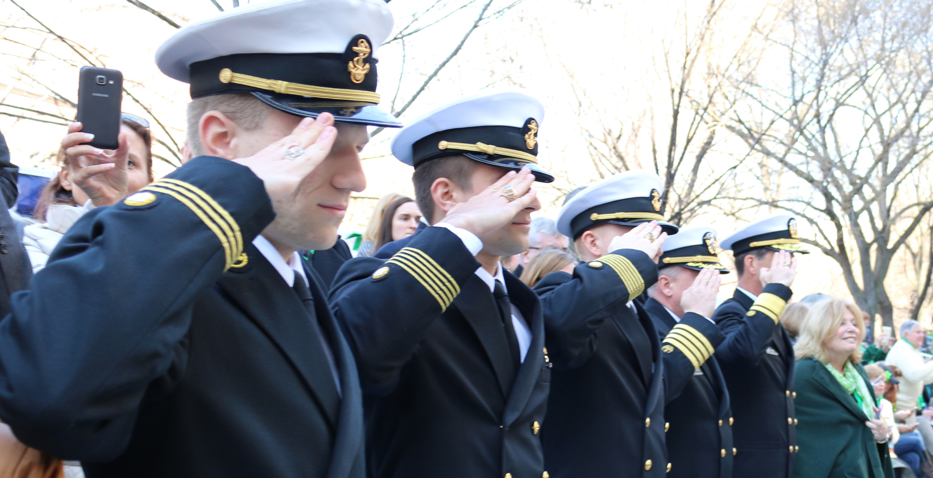 USMMA Saluting the Colors including USMMA Battle Standard