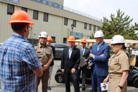Congressmen Tour USMMA to learn about planned work
