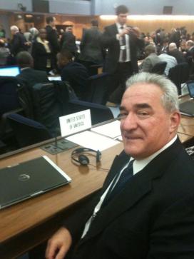 Capt. George E. Edenfield at the IMO Capt. George E. Edenfield at the IMO