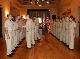 USMMA class of 2019 plebe candidates Honor oath ceremony USMMA class of 2019 plebe candidates Honor oath ceremony
