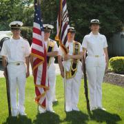 Color Guard at 15 JUN 2013 Regimental Change of Command
